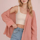 Sandbar Button Down Top in Blush