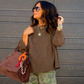 Barb & Star Necklace || Gold On Gold: GOLD