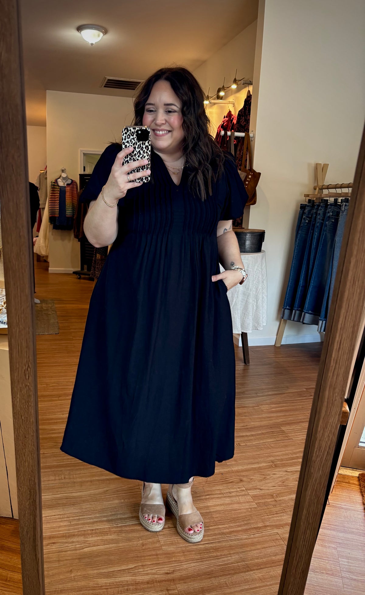 The Muse Dress in Black