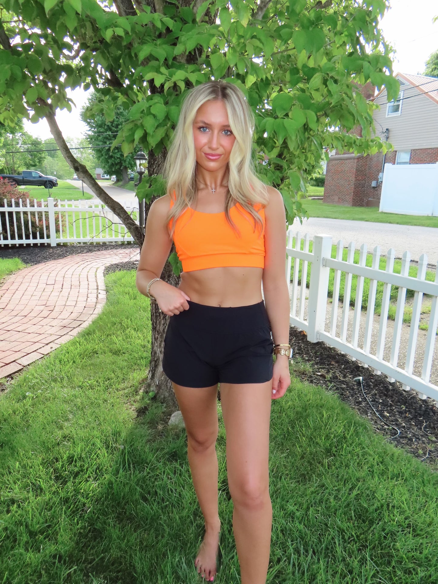 Criss Cross Sports Bra Top