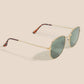 Twelve Piece Thin Metallic Frame Fashion Sunglasses: ASSORTED