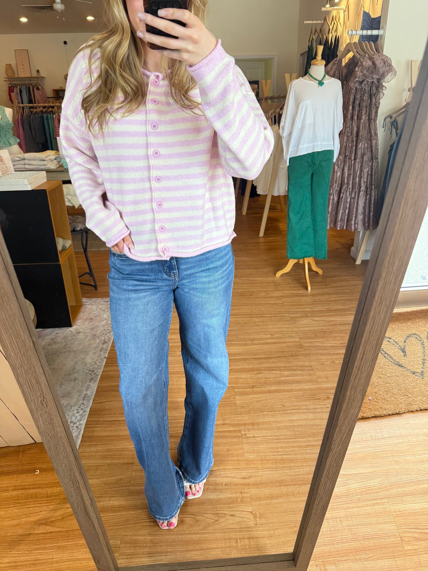 Barbie Striped Cardigan