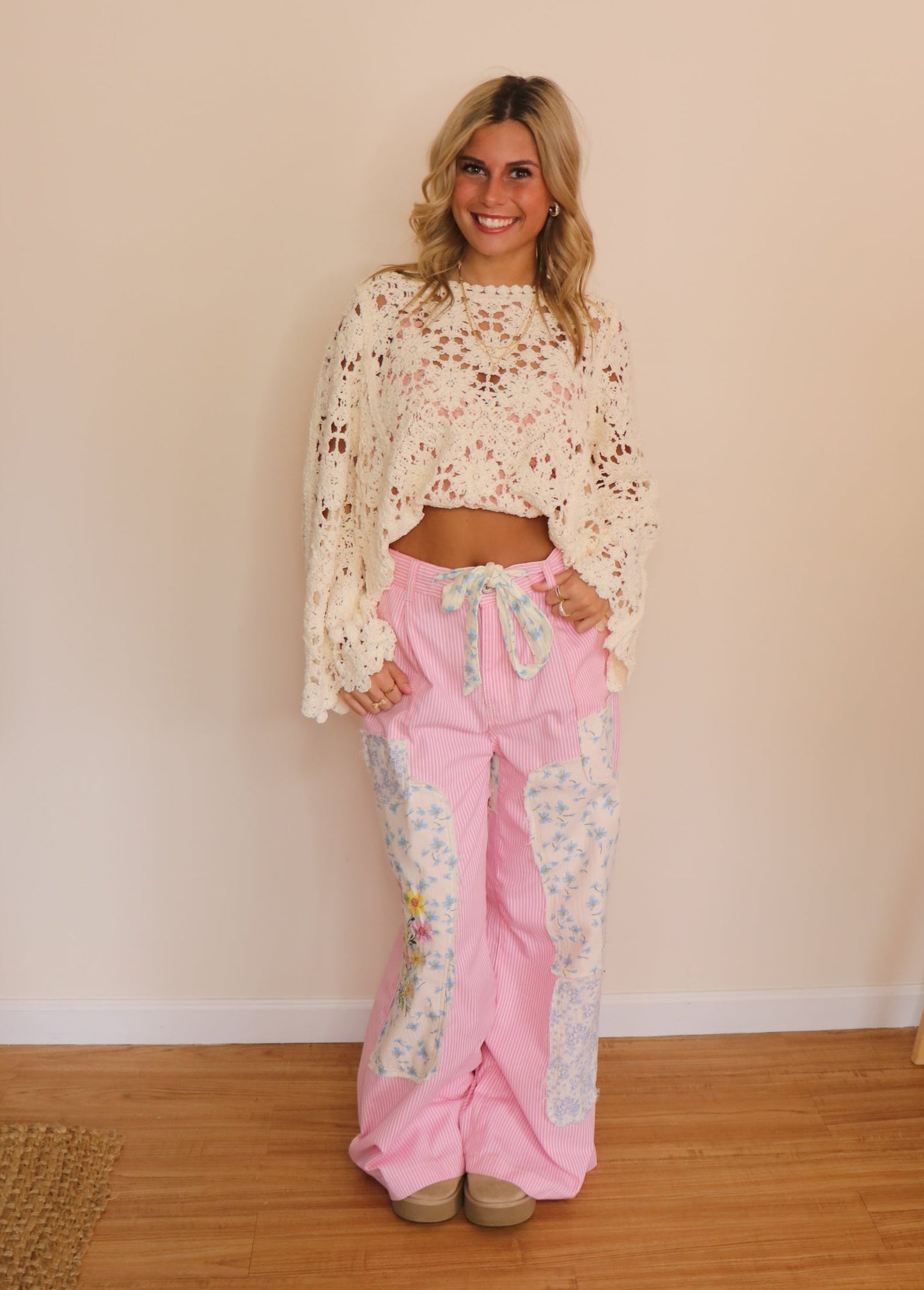 Sunfaded Blooms Denim
