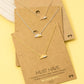 Gold Dipped Dainty Mini Mountain Pendant Necklace: GD