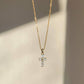 Crystal Cross Diamond Necklace