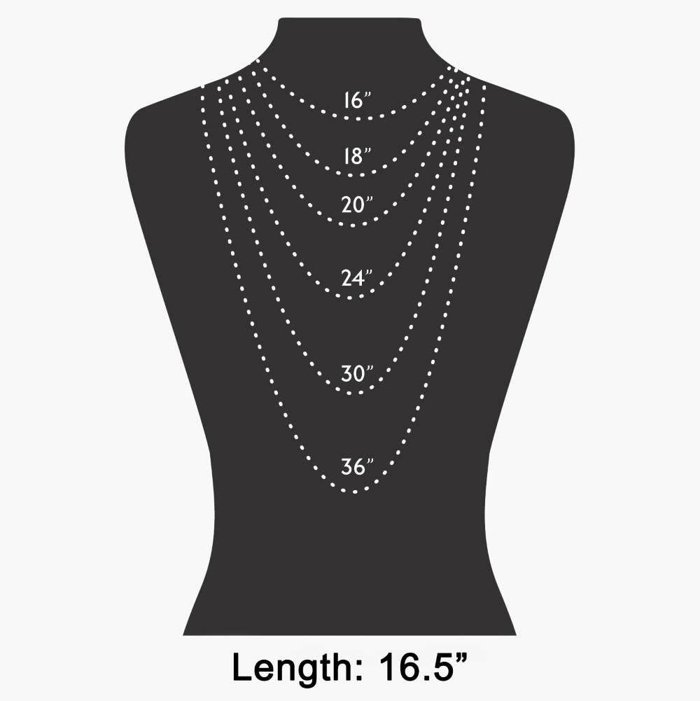 Pearl Beaded Disc Pendant Necklace: G