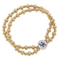 Kentucky Wildcats 2-Row Ball Bead Stretch Bracelet