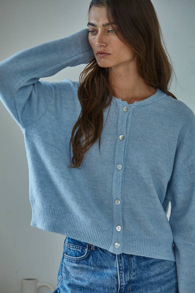 Daydream Cardigan in Baby Blue
