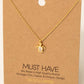Gold Dipped Cz Turtle Pendant Necklace