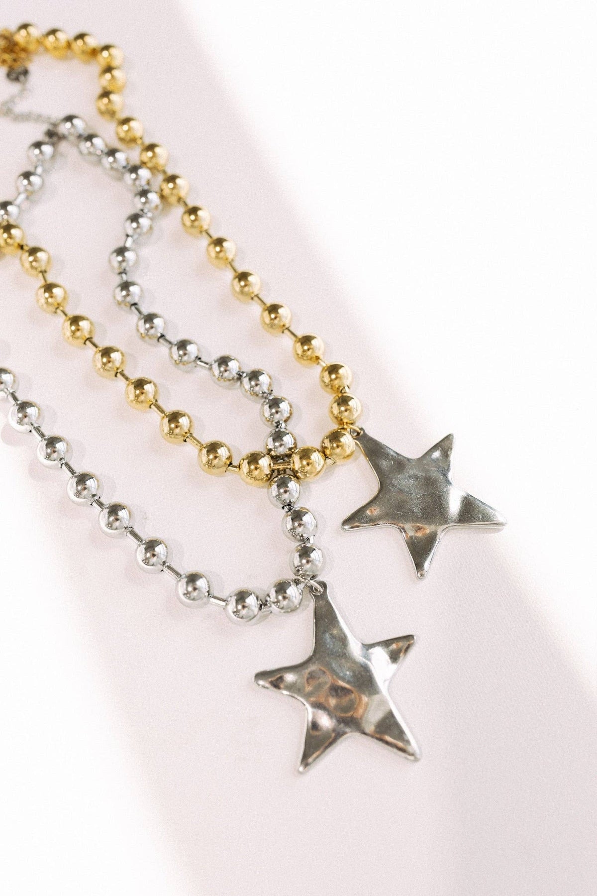 Barb & Star Necklace || Silver Star: Silver Chain + Silver Star