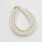 Chunky Three Piece Pearl Necklace - WATERPROOF