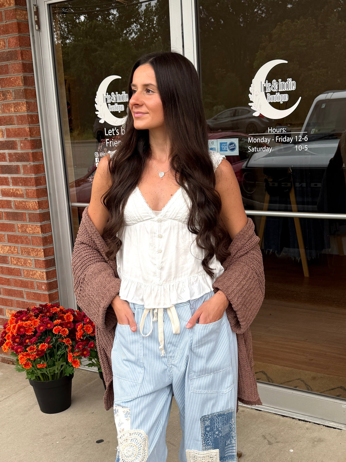 Amélie Lace Trim Top