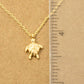 Gold Dipped Turtle Pendant Necklace: G