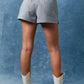 Navy Striped Shorts