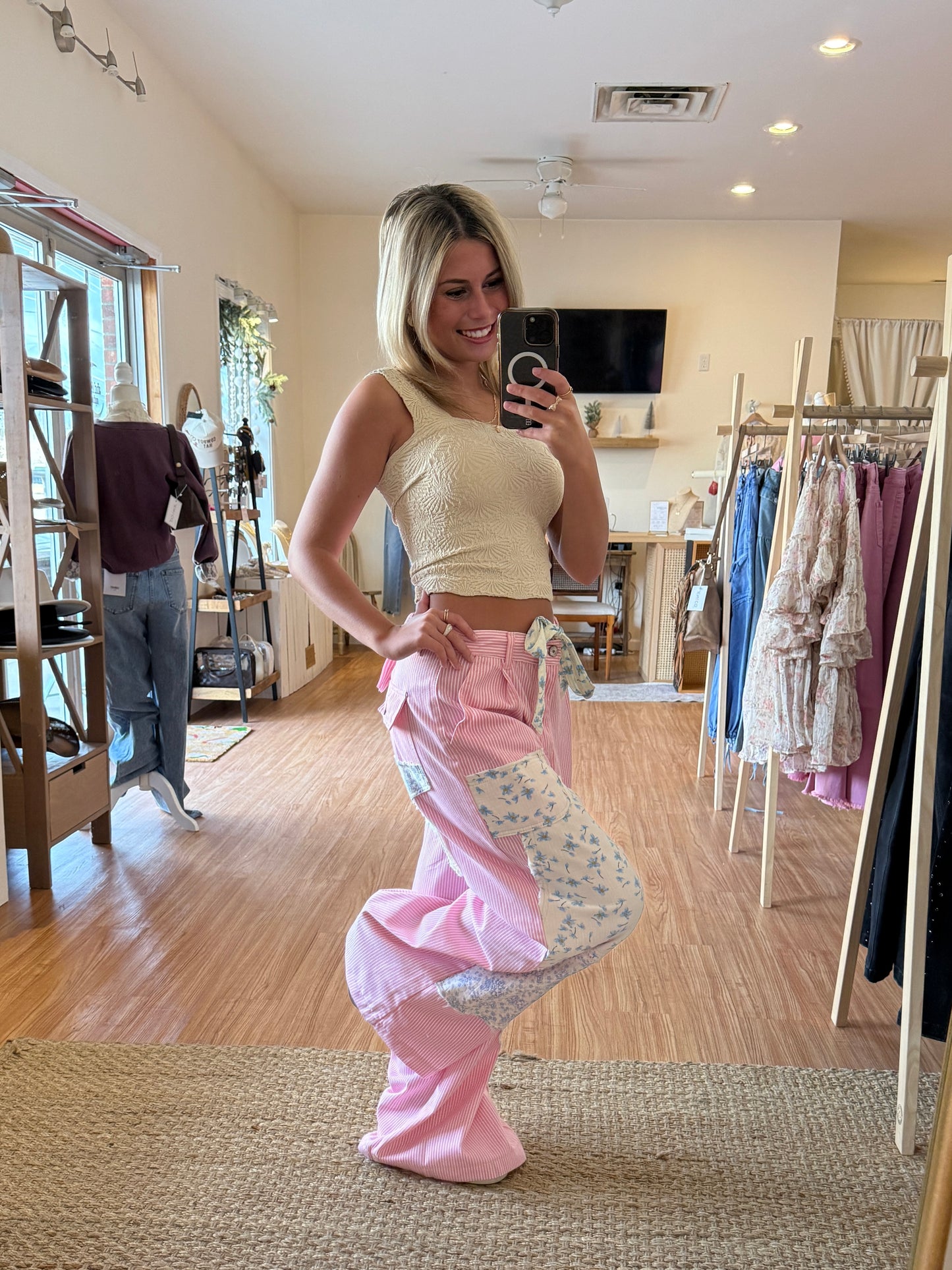 Sunfaded Blooms Denim
