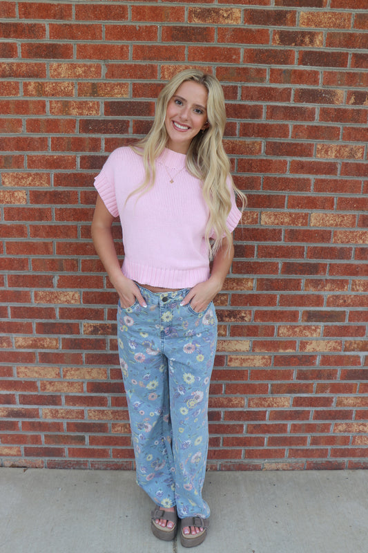 Flower Fields Jeans