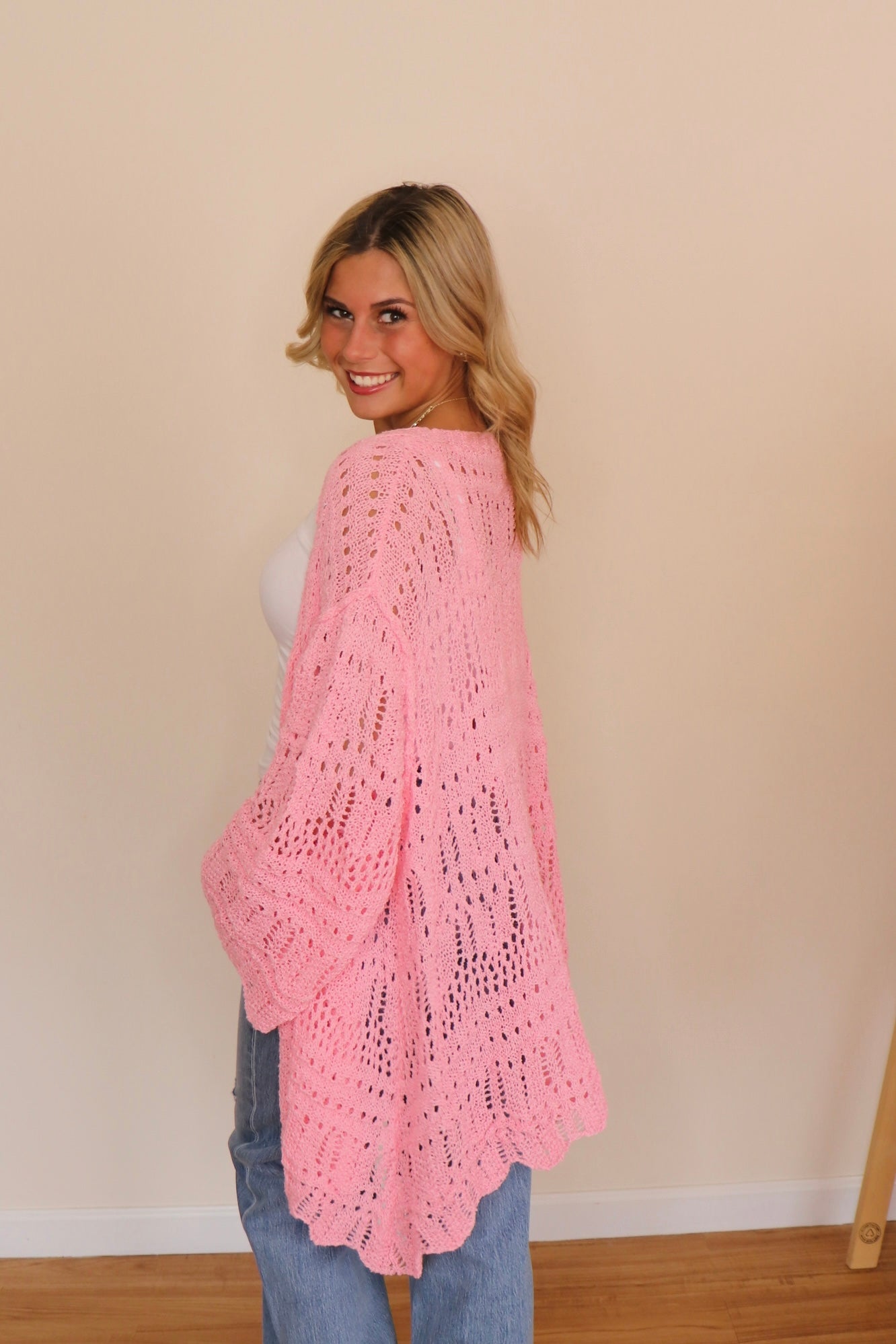 Wild Thread Cardigan in Barbie