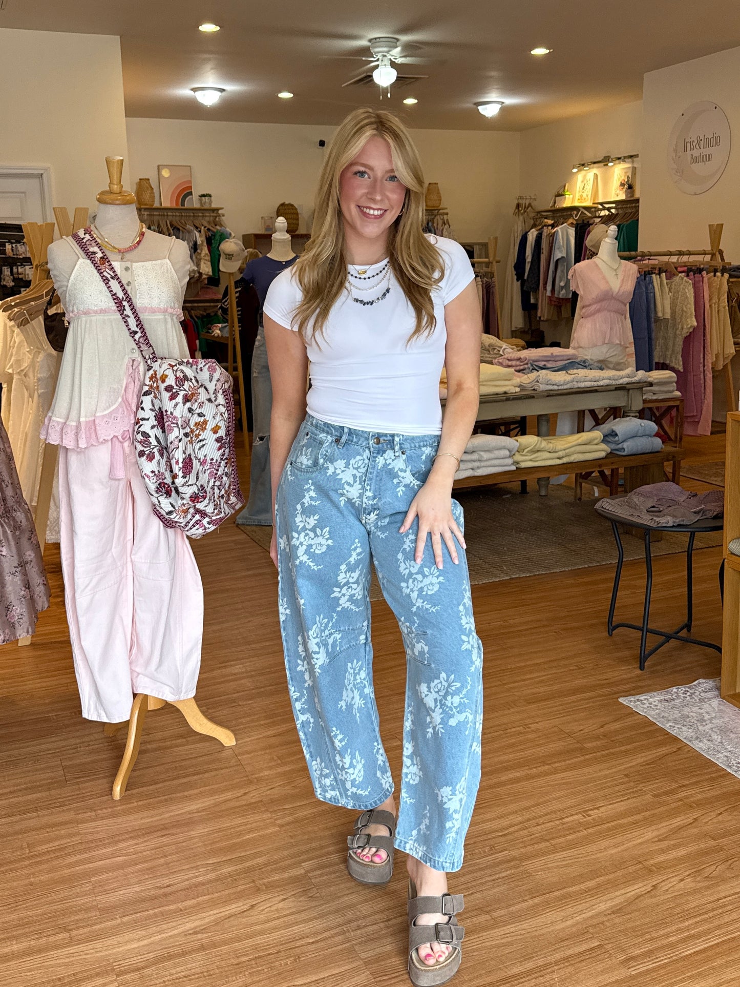 Bluebell Barrel Leg Jeans