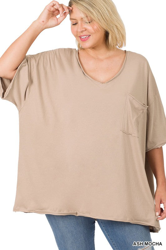 On Your Own Plus Size Top Mocha