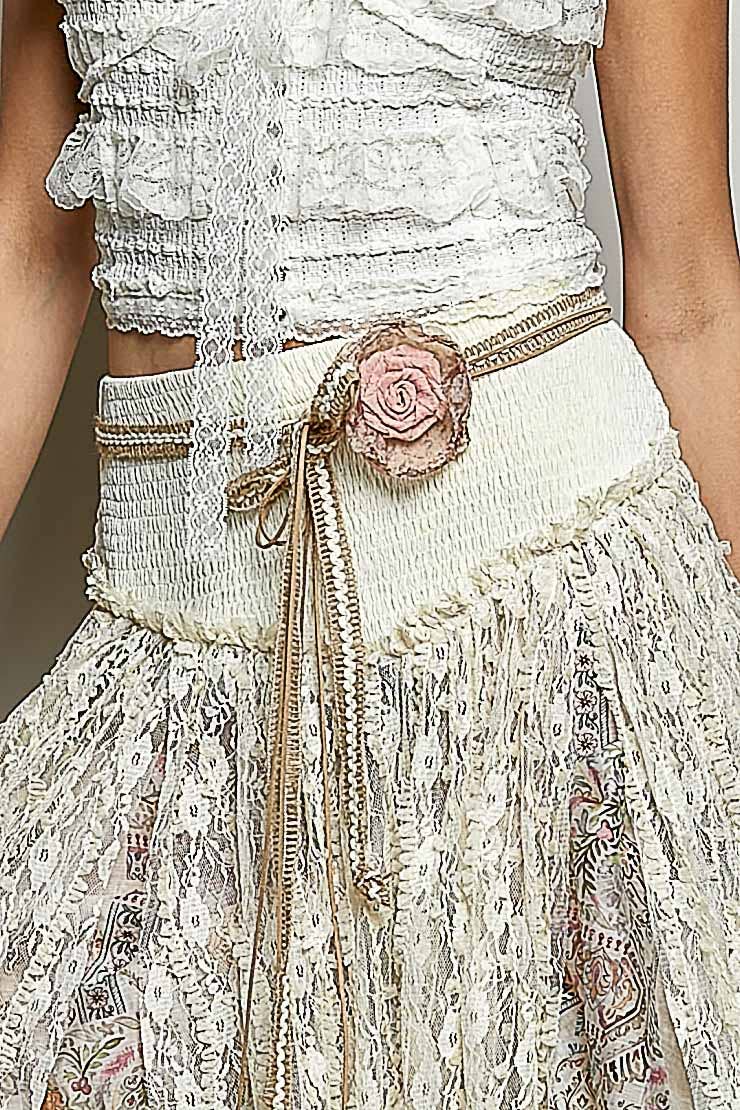 Rose Crochet Belt/Choker