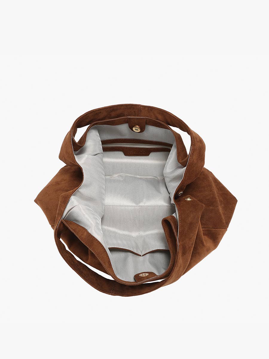 Katherine Slouchy Round Hobo Bag: Wine