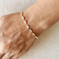 18k Gold Filled Sideway Baguette Tennis Bracelet