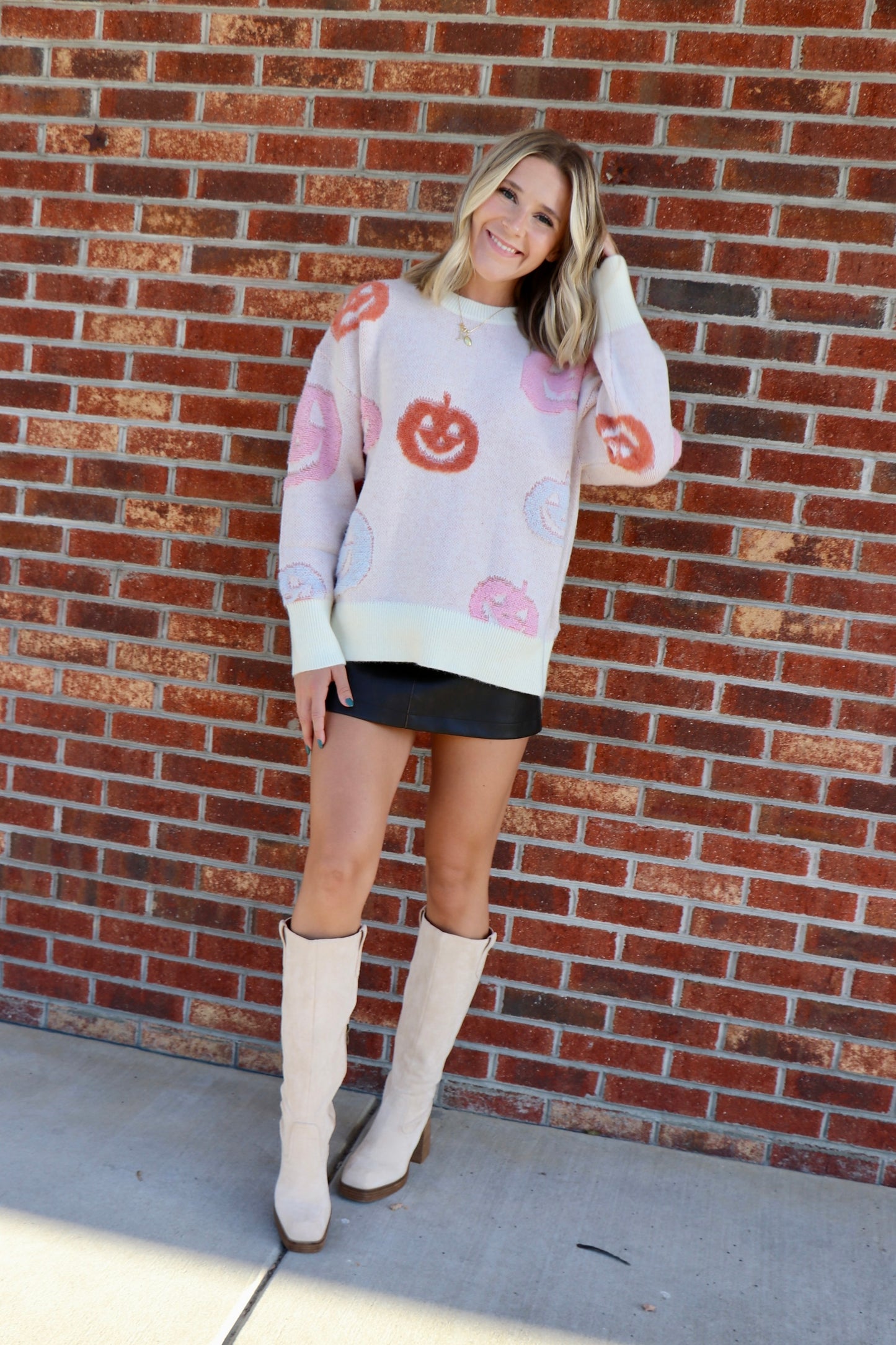 Happy Pumpkin Sweater