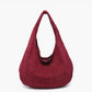 Katherine Slouchy Round Hobo Bag: Wine