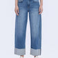 High Rise Barrel Leg Jeans
