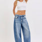 Open Road Barrel Leg Jeans