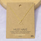 18K Gold Dipped Mountain Outline Necklace