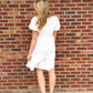 Whispering Bloom Dress - White