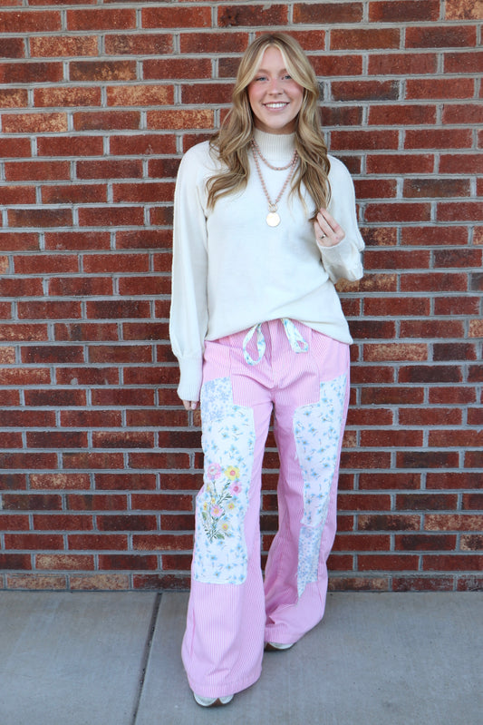 Sunfaded Blooms Denim