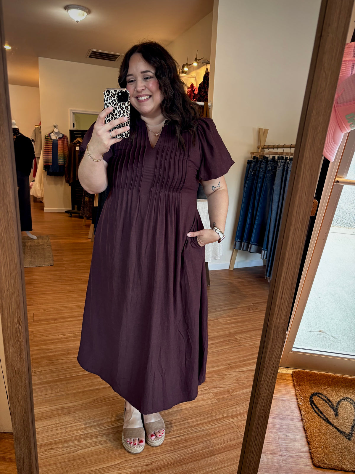 The Muse Dress in Chocolate