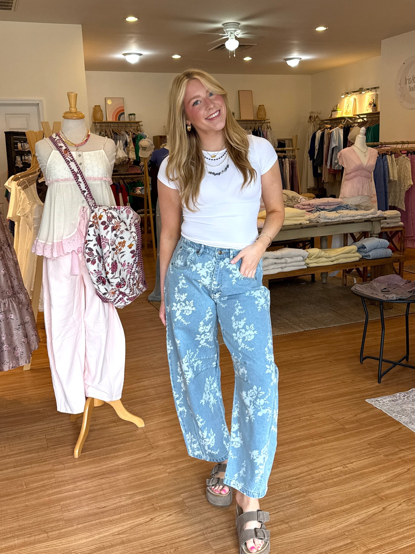 Bluebell Barrel Leg Jeans