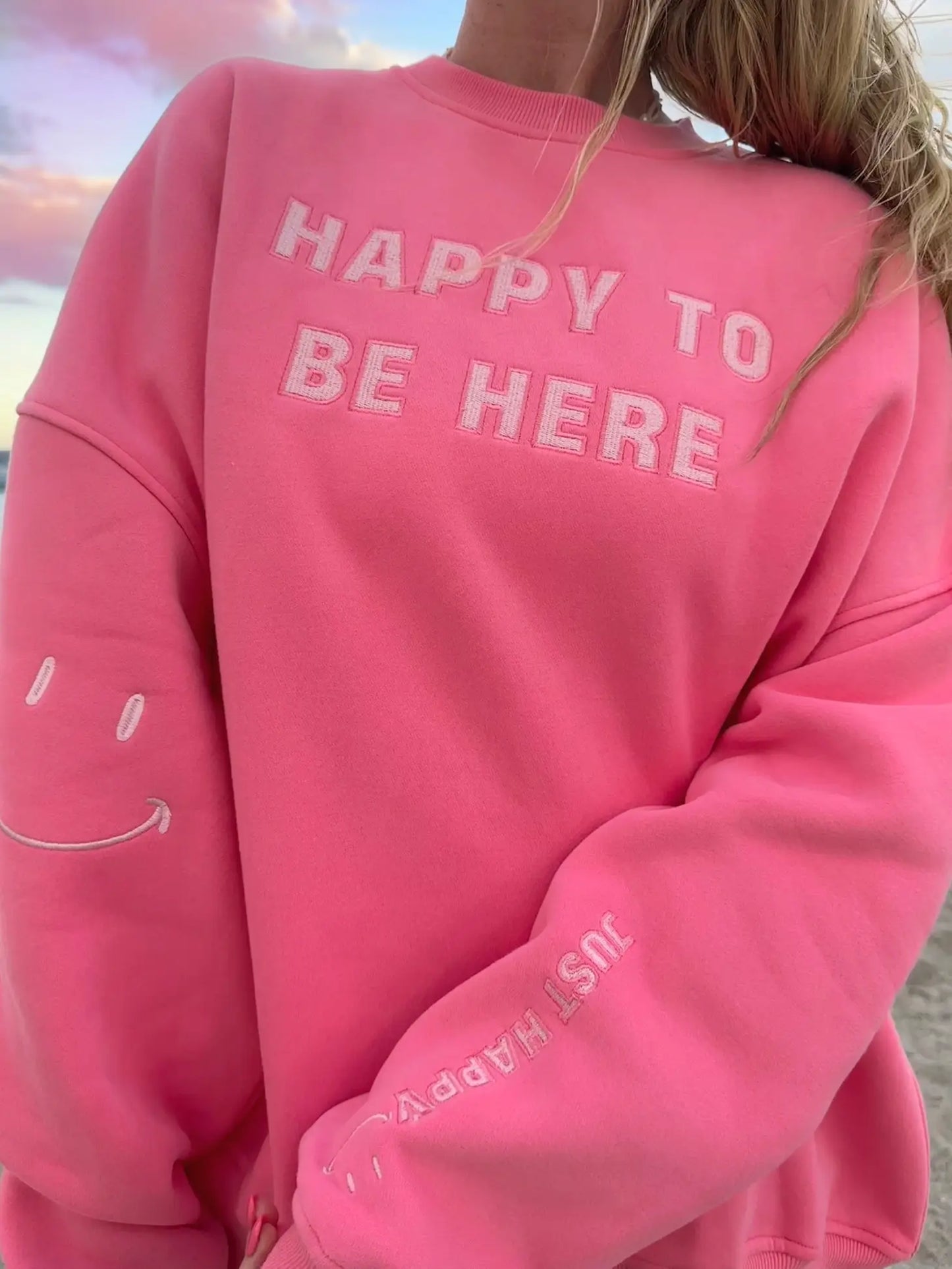 Happy To Be Here Sweatshirt