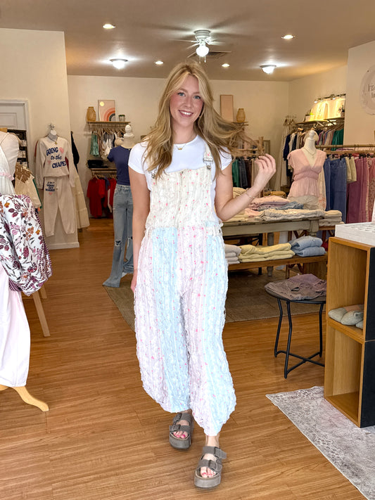 Skyblossom Overalls