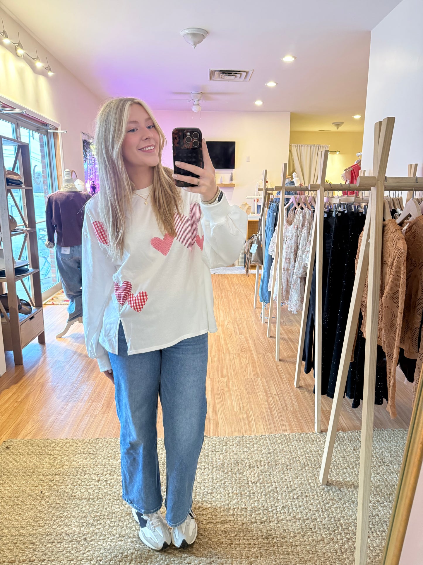 Hearts Aflutter Sweatshirt