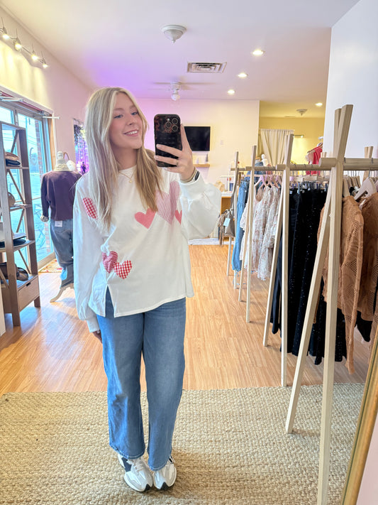 Hearts Aflutter Sweatshirt