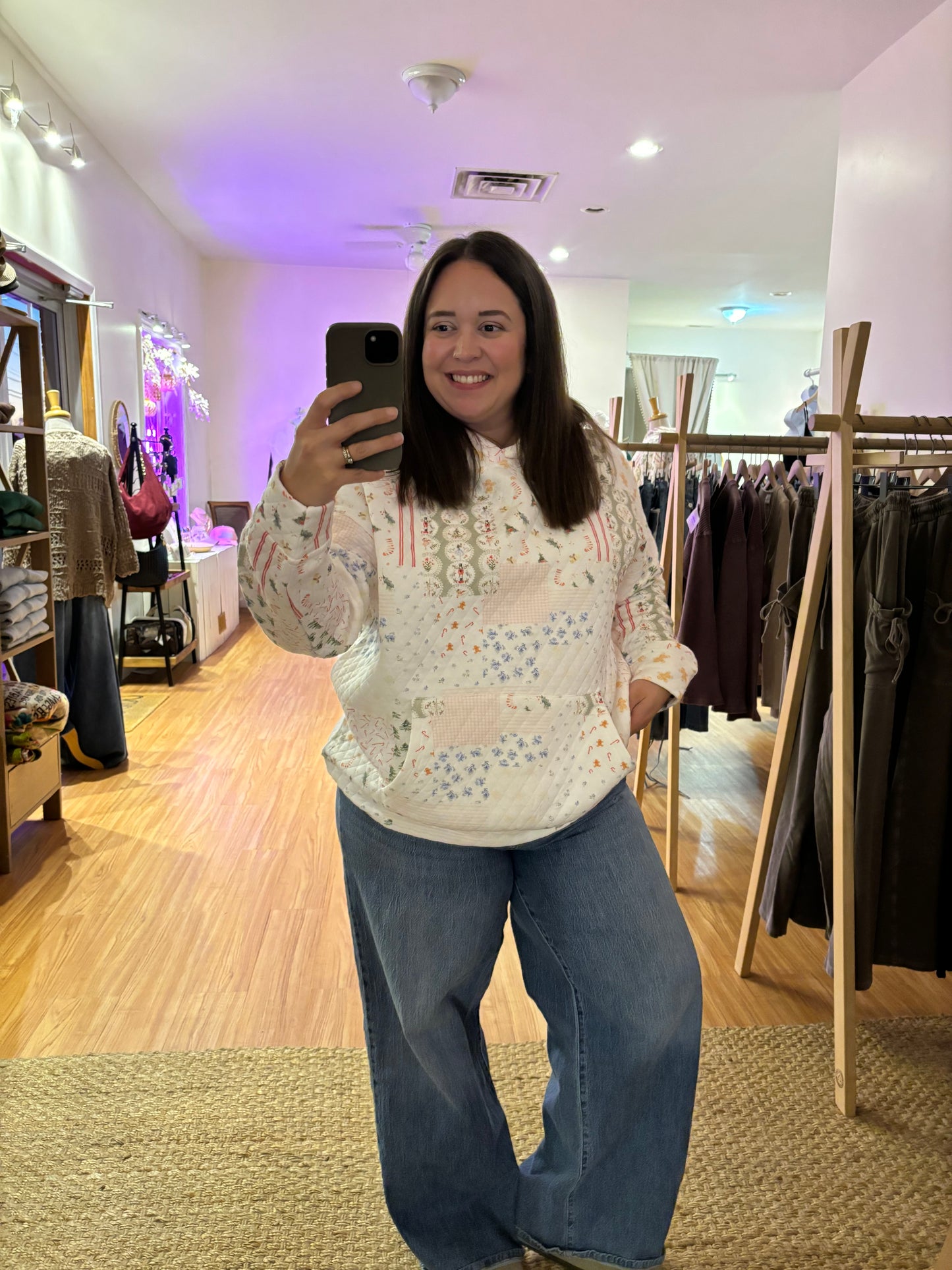 Granny’s House Quilted Hoodie