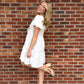 Whispering Bloom Dress - White