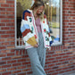 Check Please Gingham Barrel Pants