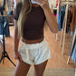 Brown Soft Knit Tee