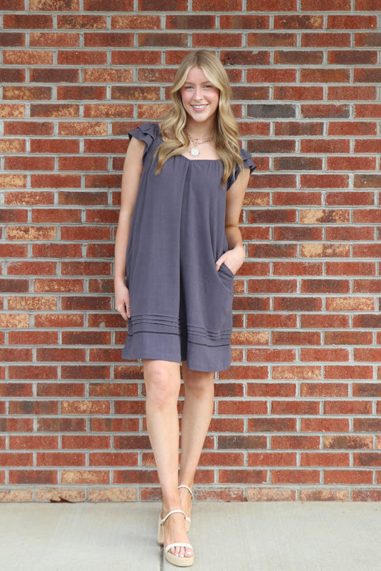 Linen Shift Dress