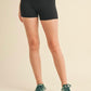 Mid Rise Biker Shorts