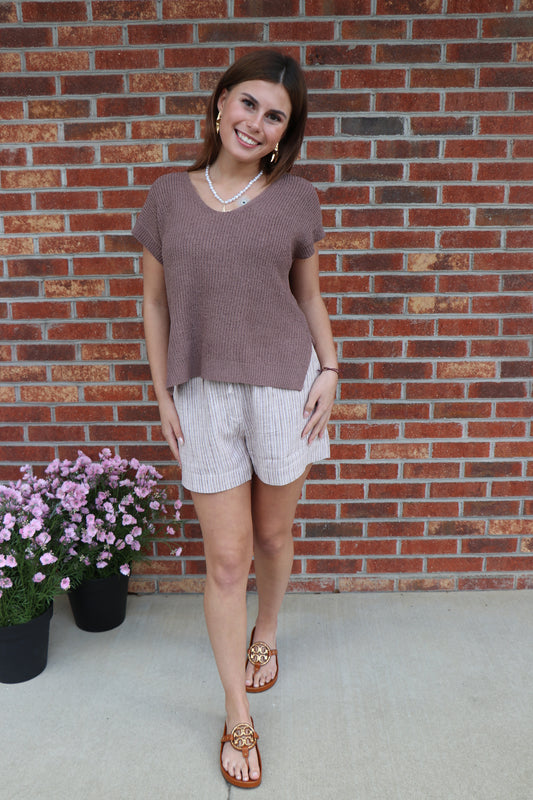 Lightweight Cocoa Sweater