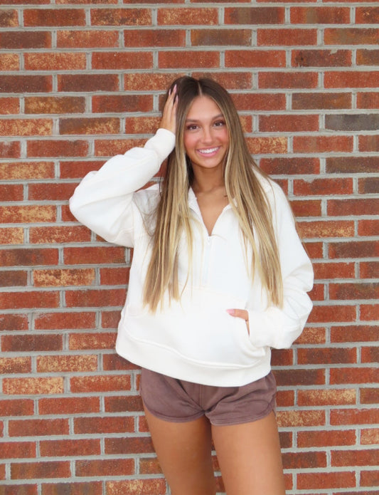 Kanga Sweatshirt in Cream