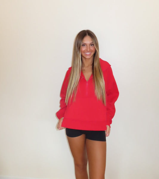 Kanga Sweatshirt in Red