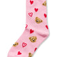 Heart Bear Socks