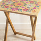 Natural Life Wooden TV Tray Table - Mustard Folk Flower